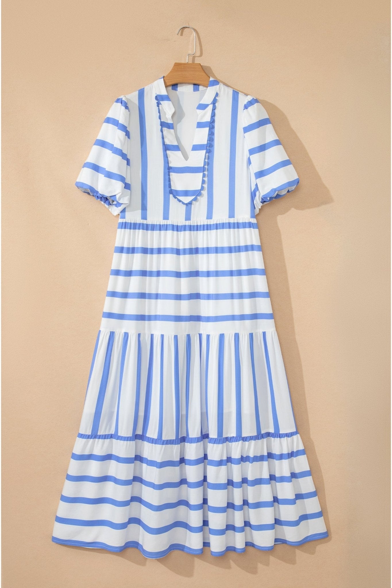 Alora Half Sleeve Vacation Dress - Hello Beautiful BoutiqueMidi DressesThreaded Pear