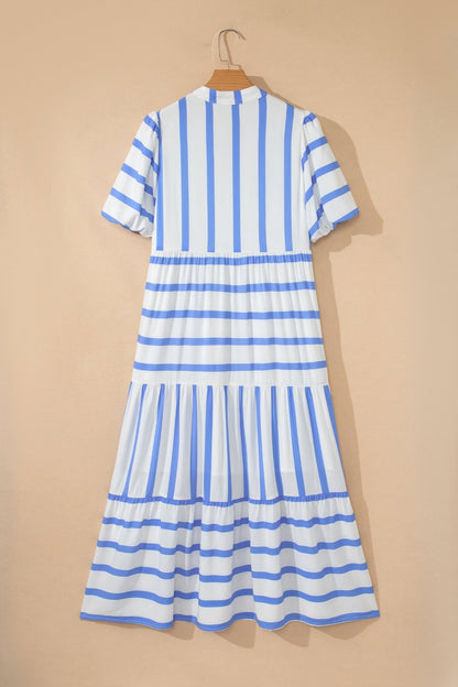 Alora Half Sleeve Vacation Dress - Hello Beautiful BoutiqueMidi DressesThreaded Pear