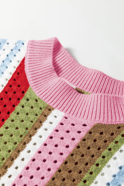 Alora Knit Short Sleeve Sweater - Hello Beautiful BoutiqueShort Sleeve SweatersThreaded Pear