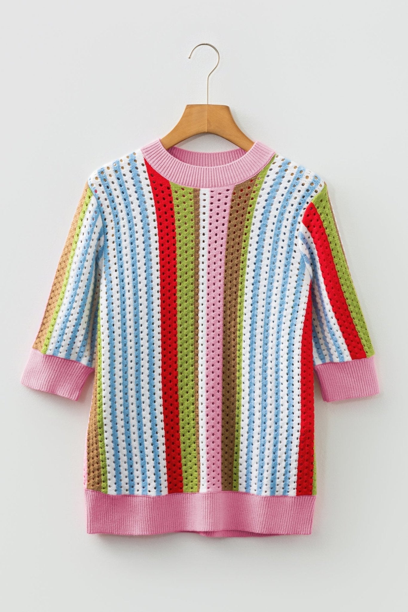 Alora Knit Short Sleeve Sweater - Hello Beautiful BoutiqueShort Sleeve SweatersThreaded Pear