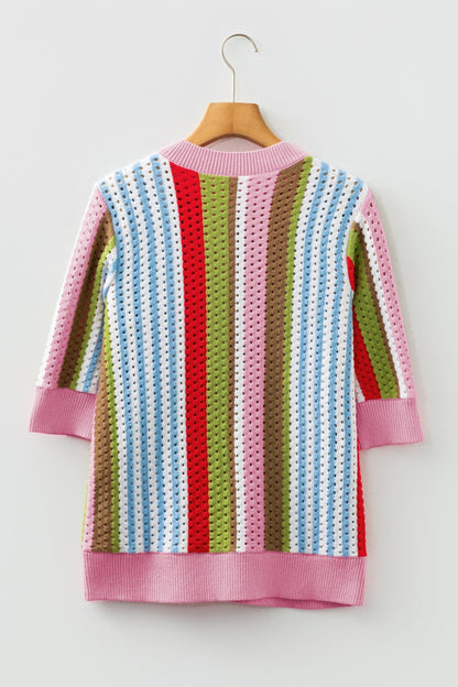 Alora Knit Short Sleeve Sweater - Hello Beautiful BoutiqueShort Sleeve SweatersThreaded Pear