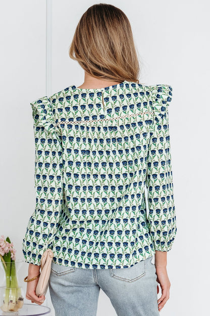 Amalia Long Sleeve Blouse Long Sleeve Top - Hello Beautiful BoutiqueBlouses & ShirtsThreaded Pear