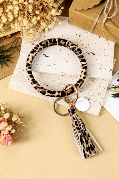 Amani Key Chain Bangle Bracelet - Hello Beautiful BoutiqueJewelryThreaded Pear