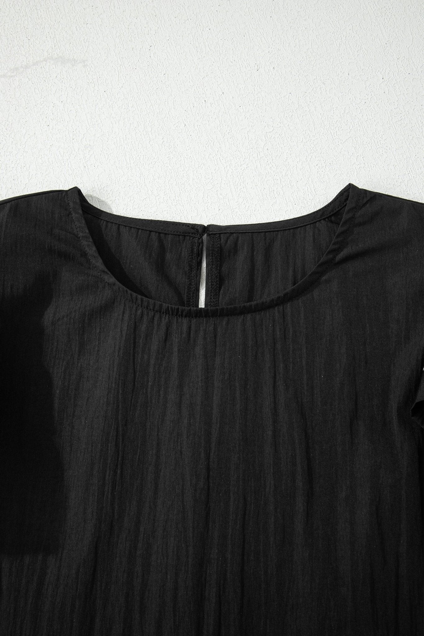 Amani Short Sleeve Textured Blouse - Hello Beautiful BoutiqueBlouses & ShirtsThreaded Pear