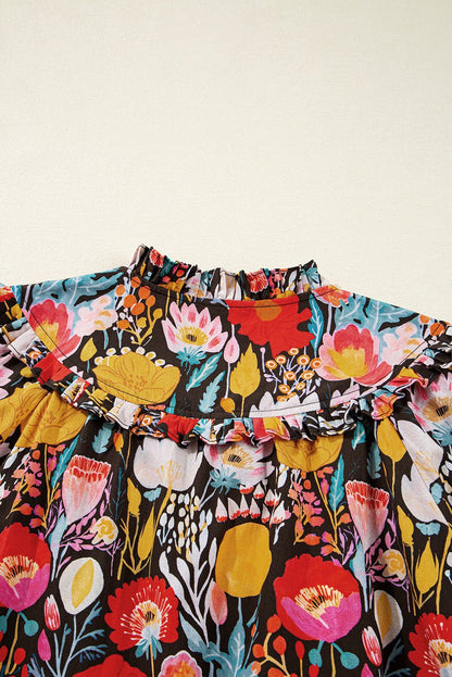 Amara Puff Sleeve Tied Blouse - Hello Beautiful BoutiqueBlouses & ShirtsThreaded Pear