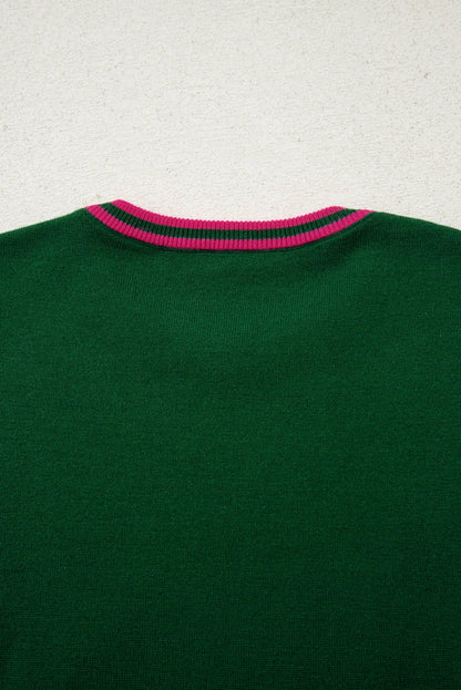 Amari Cuff Puff Sleeve Sweater - Hello Beautiful BoutiqueSweatersThreaded Pear