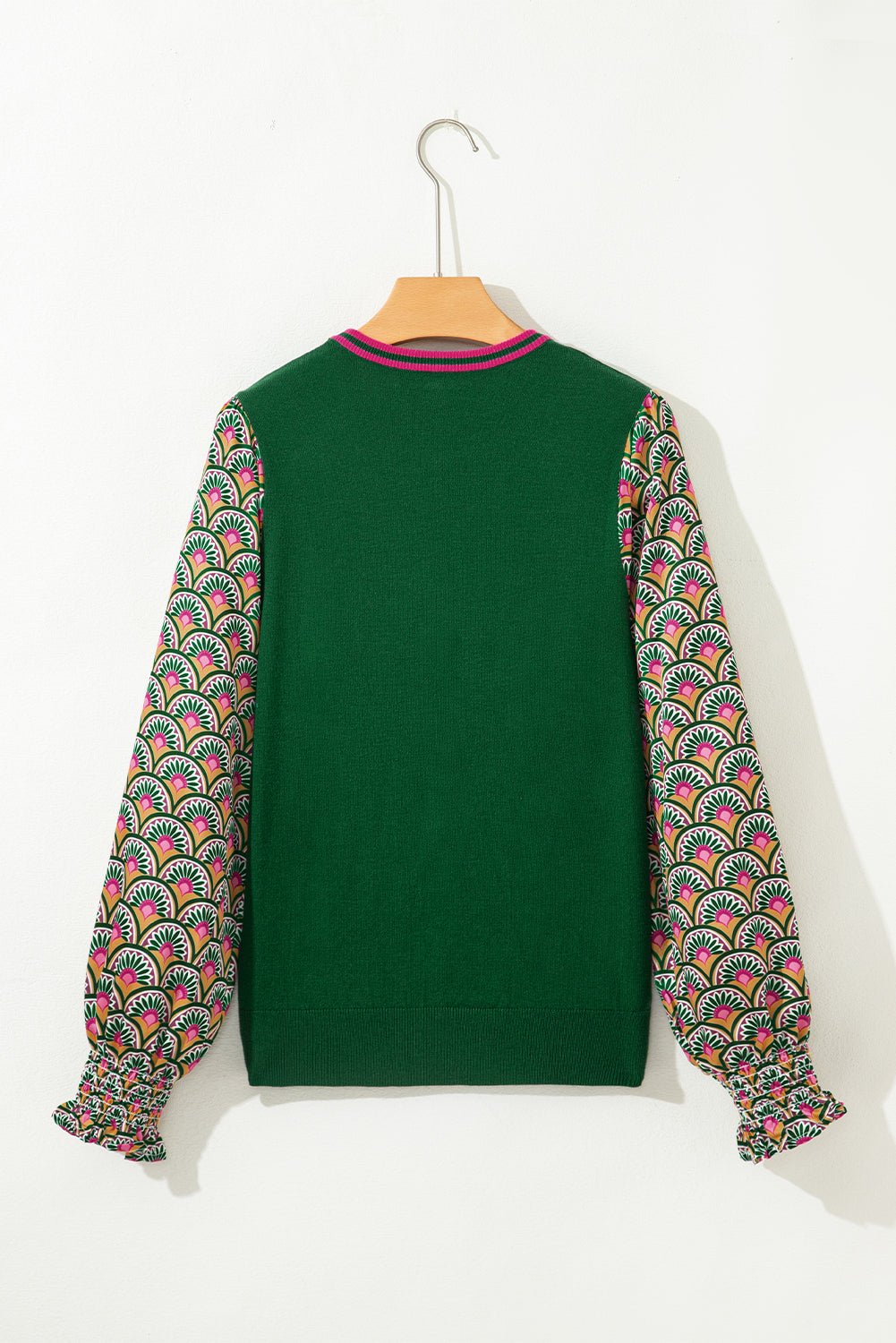 Amari Cuff Puff Sleeve Sweater - Hello Beautiful BoutiqueSweatersThreaded Pear