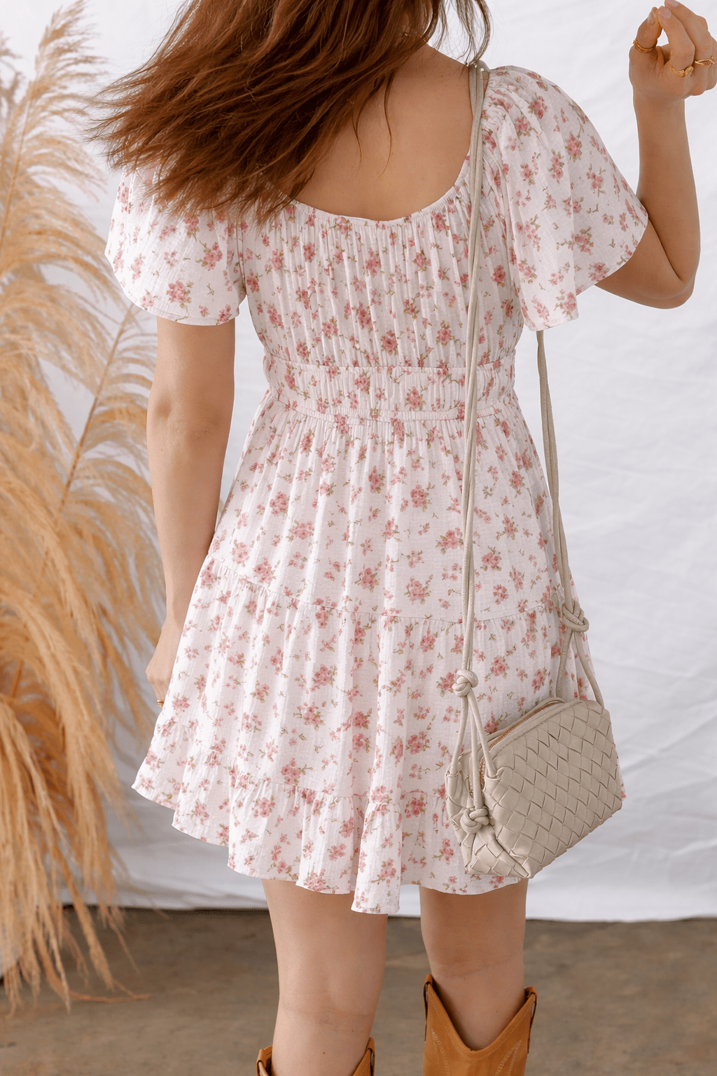 Amari Ruffled Floral Mini Dress - Hello Beautiful BoutiqueFloral DressesThreaded Pear