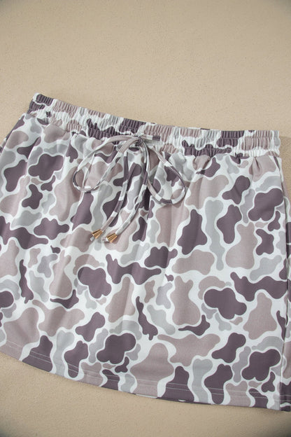 Amari Waist Drawstring Mini Skort - Hello Beautiful BoutiqueSkirts & PetticoatThreaded Pear