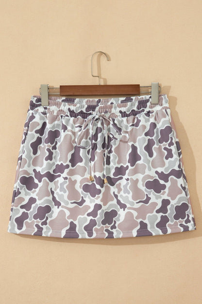 Amari Waist Drawstring Mini Skort - Hello Beautiful BoutiqueSkirts & PetticoatThreaded Pear
