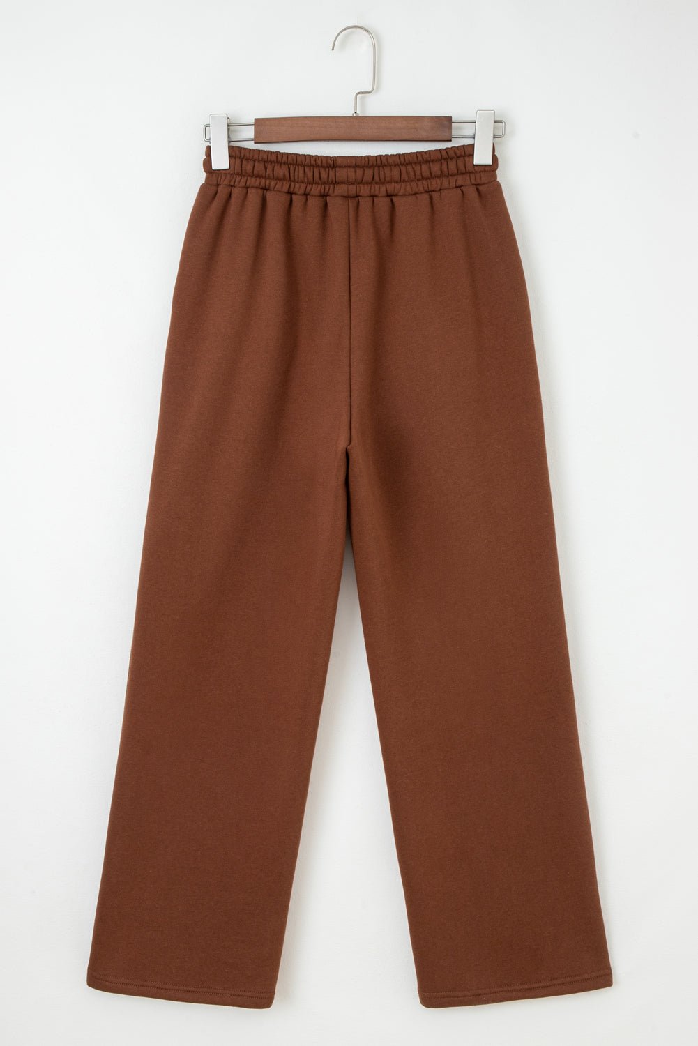 Amaris Elastic Waist Solid Pants - Hello Beautiful BoutiquePants & CulotteThreaded Pear