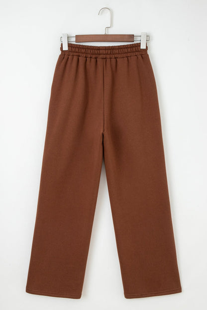 Amaris Elastic Waist Solid Pants - Hello Beautiful BoutiquePants & CulotteThreaded Pear