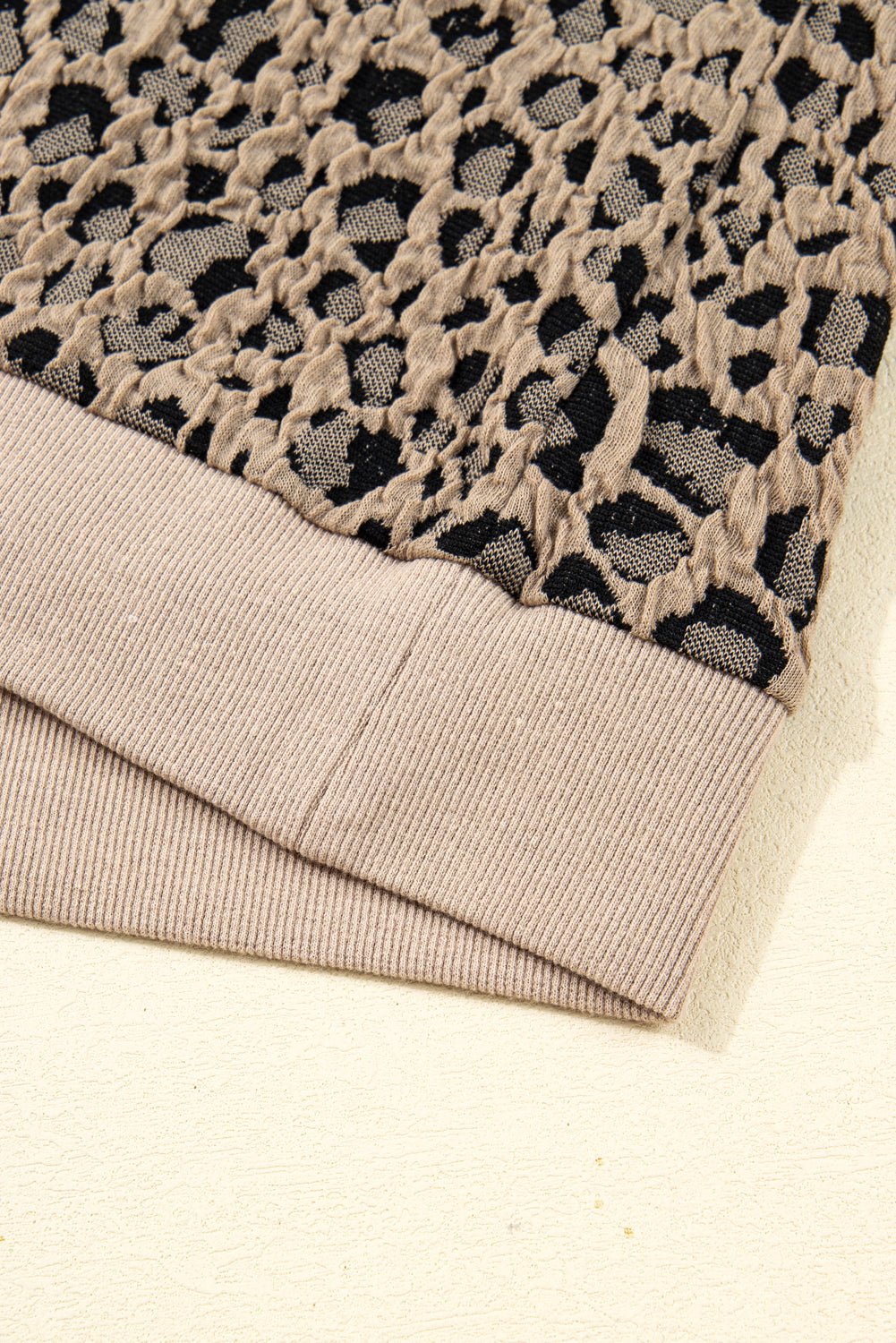 Amaya Textured Ribbed Trim Long Sleeve PLUS Top - Hello Beautiful BoutiquePlus Size Long Sleeve TopsThreaded Pear