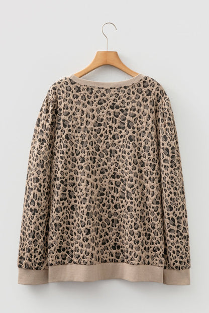 Amaya Textured Ribbed Trim Long Sleeve PLUS Top - Hello Beautiful BoutiquePlus Size Long Sleeve TopsThreaded Pear