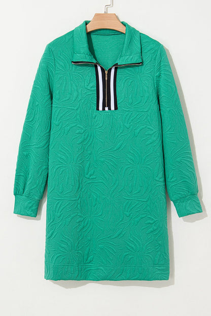 Amayah Zipper Shift Mini Dress - Hello Beautiful BoutiqueMini DressesThreaded Pear