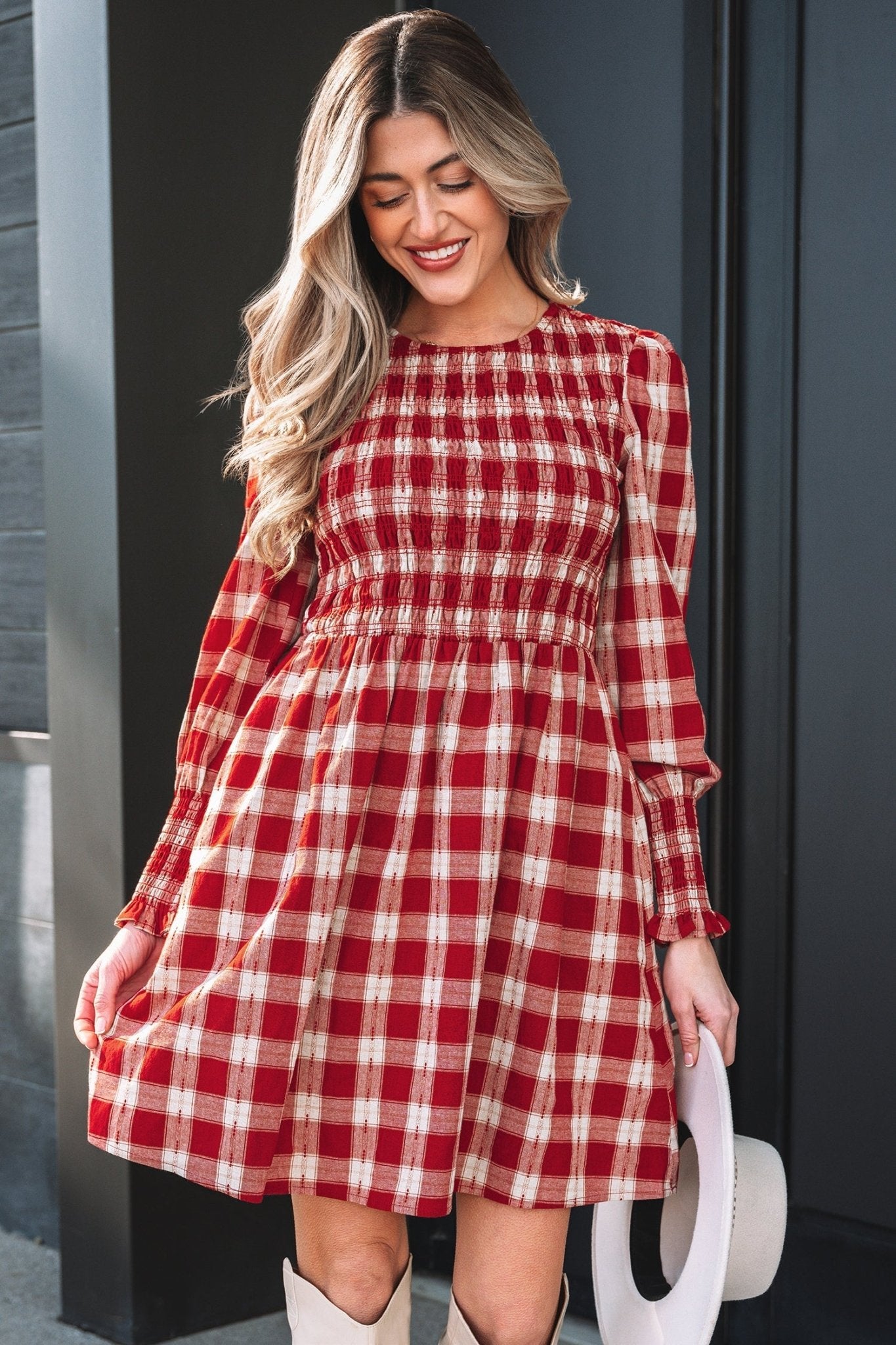 Amelia Puff Sleeve Mini Dress - Hello Beautiful BoutiqueMini DressesThreaded Pear