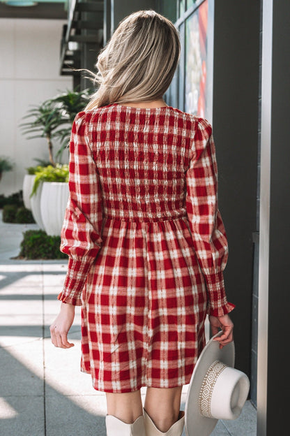 Amelia Puff Sleeve Mini Dress - Hello Beautiful BoutiqueMini DressesThreaded Pear