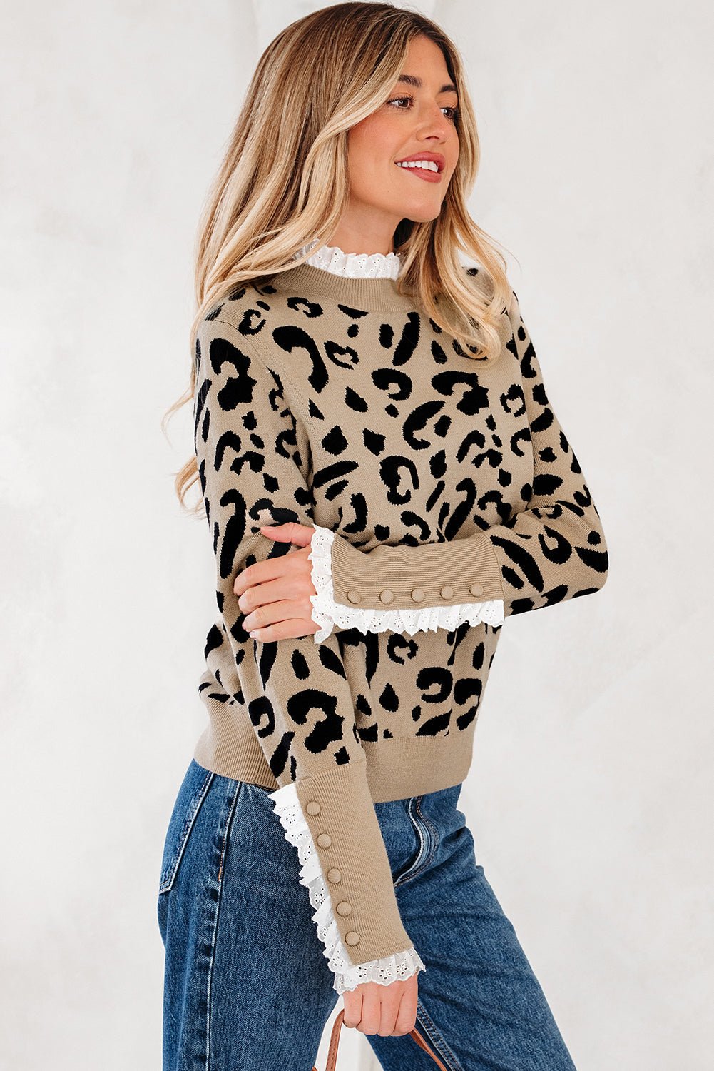 Amelia Ribbed Detail Cuffed Sweater - Hello Beautiful BoutiqueSweatersThreaded Pear