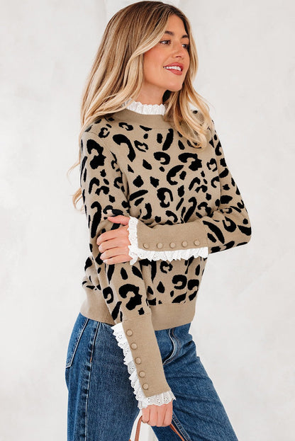 Amelia Ribbed Detail Cuffed Sweater - Hello Beautiful BoutiqueSweatersThreaded Pear