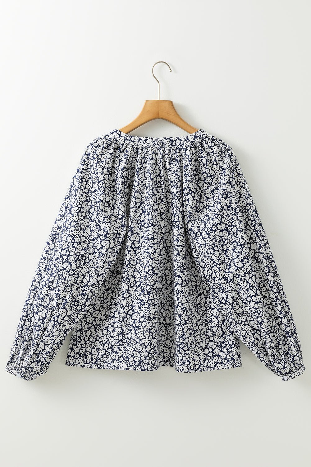 Amelie Notched Puff Sleeve Blouse - Hello Beautiful BoutiqueBlouses & ShirtsThreaded Pear
