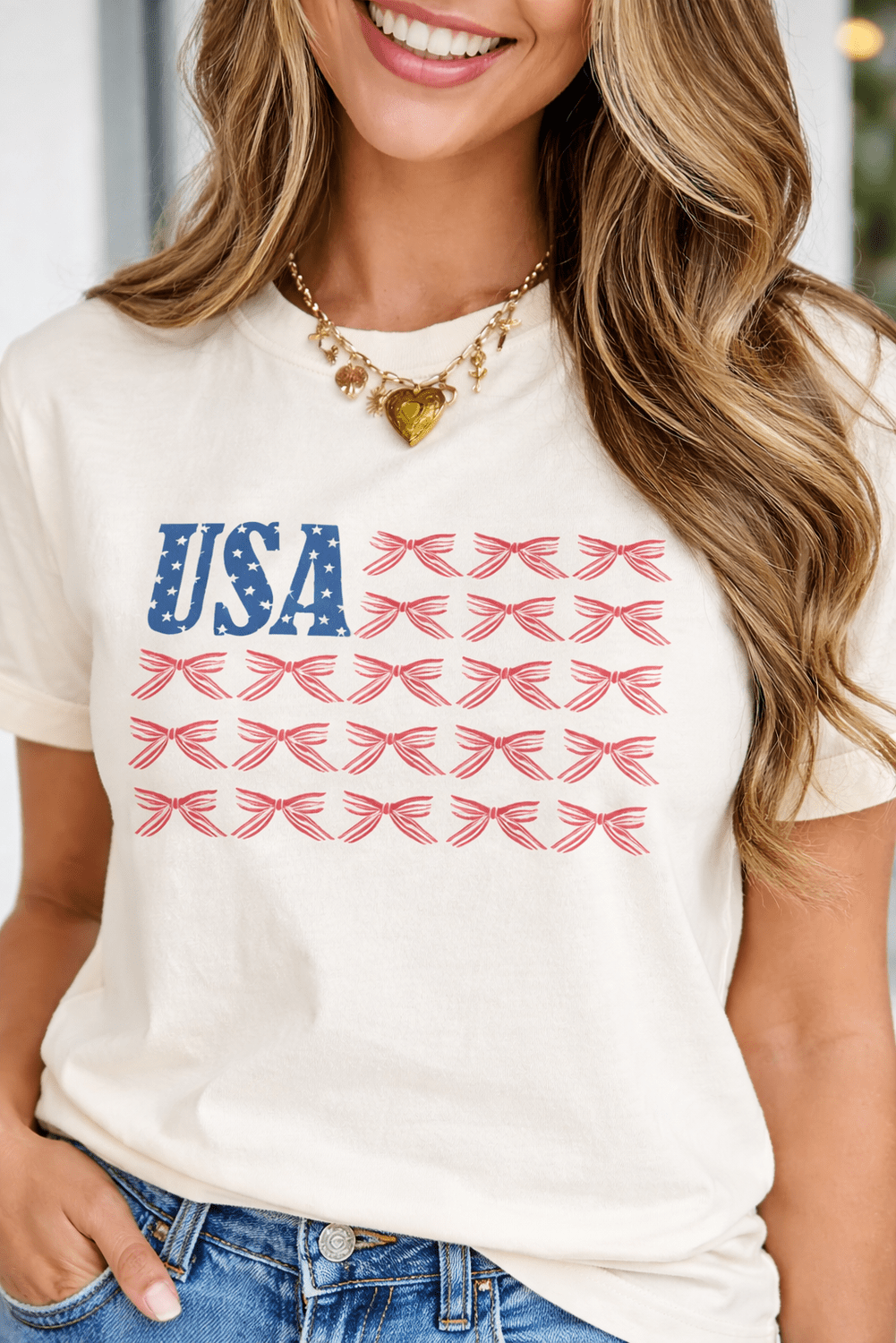 Americana Tee Duo - Hello Beautiful BoutiqueGraphic/Graphic TeesThreaded Pear