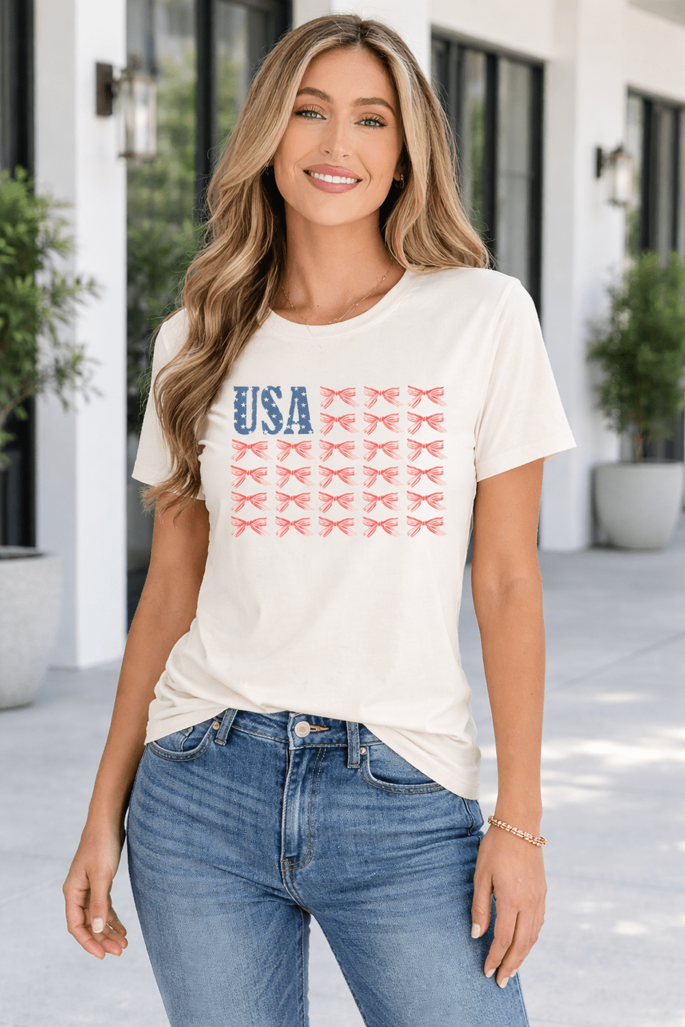 Americana Tee Duo - Hello Beautiful BoutiqueGraphic/Graphic TeesThreaded Pear