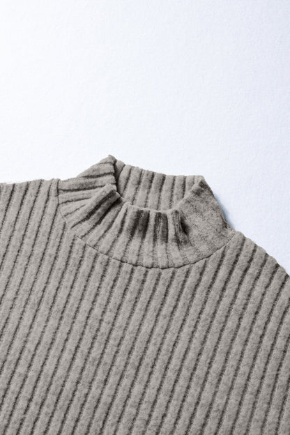 Amira High Knitted Pullover Top - Hello Beautiful BoutiqueLong Sleeve TopsThreaded Pear