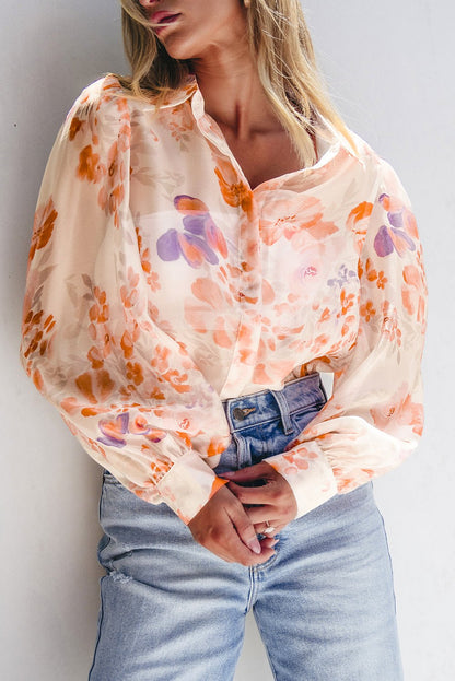 Amiyah Balloon Sleeve Loose Shirt - Hello Beautiful BoutiqueBlouses & ShirtsThreaded Pear