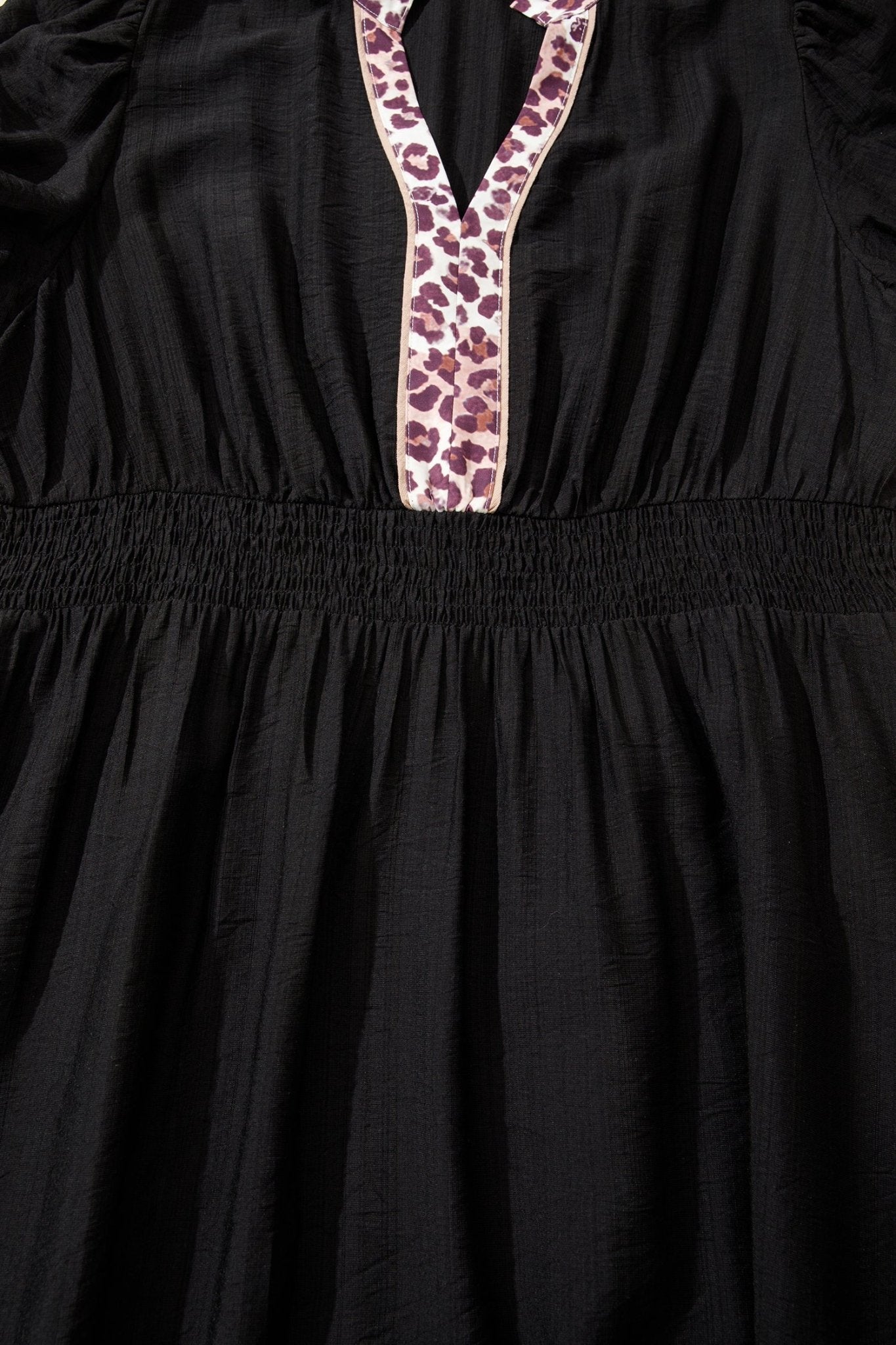 Ana Smocked Waist Ruffled PLUS Dress - Hello Beautiful BoutiquePlus Size Midi DressesThreaded Pear