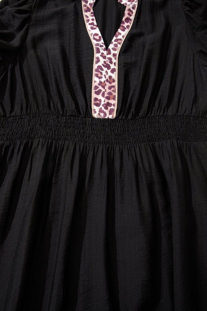 Ana Smocked Waist Ruffled PLUS Dress - Hello Beautiful BoutiquePlus Size Midi DressesThreaded Pear