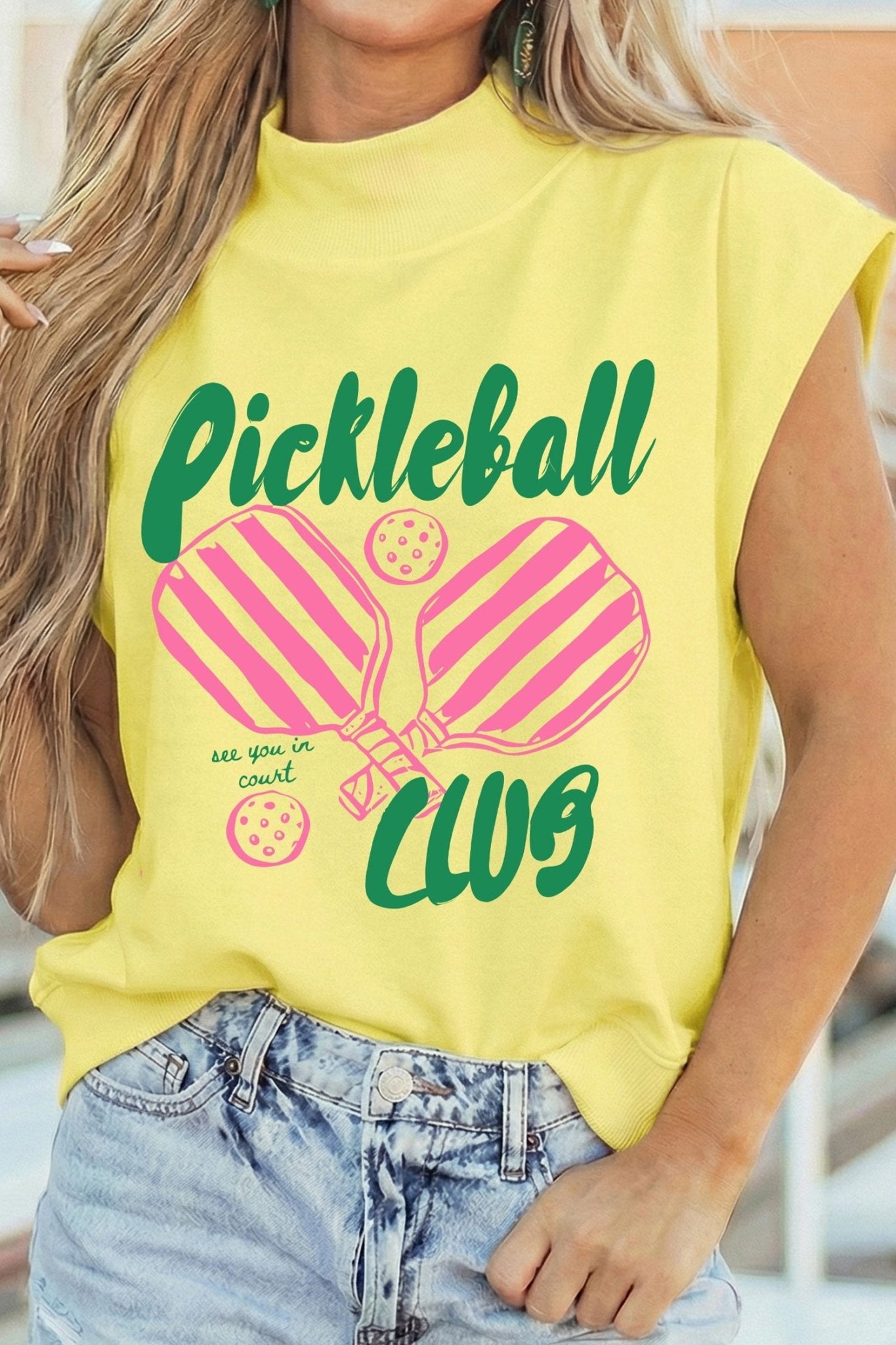 Anahi Day Graphic Mock Top - Hello Beautiful BoutiqueGraphic TeesThreaded Pear