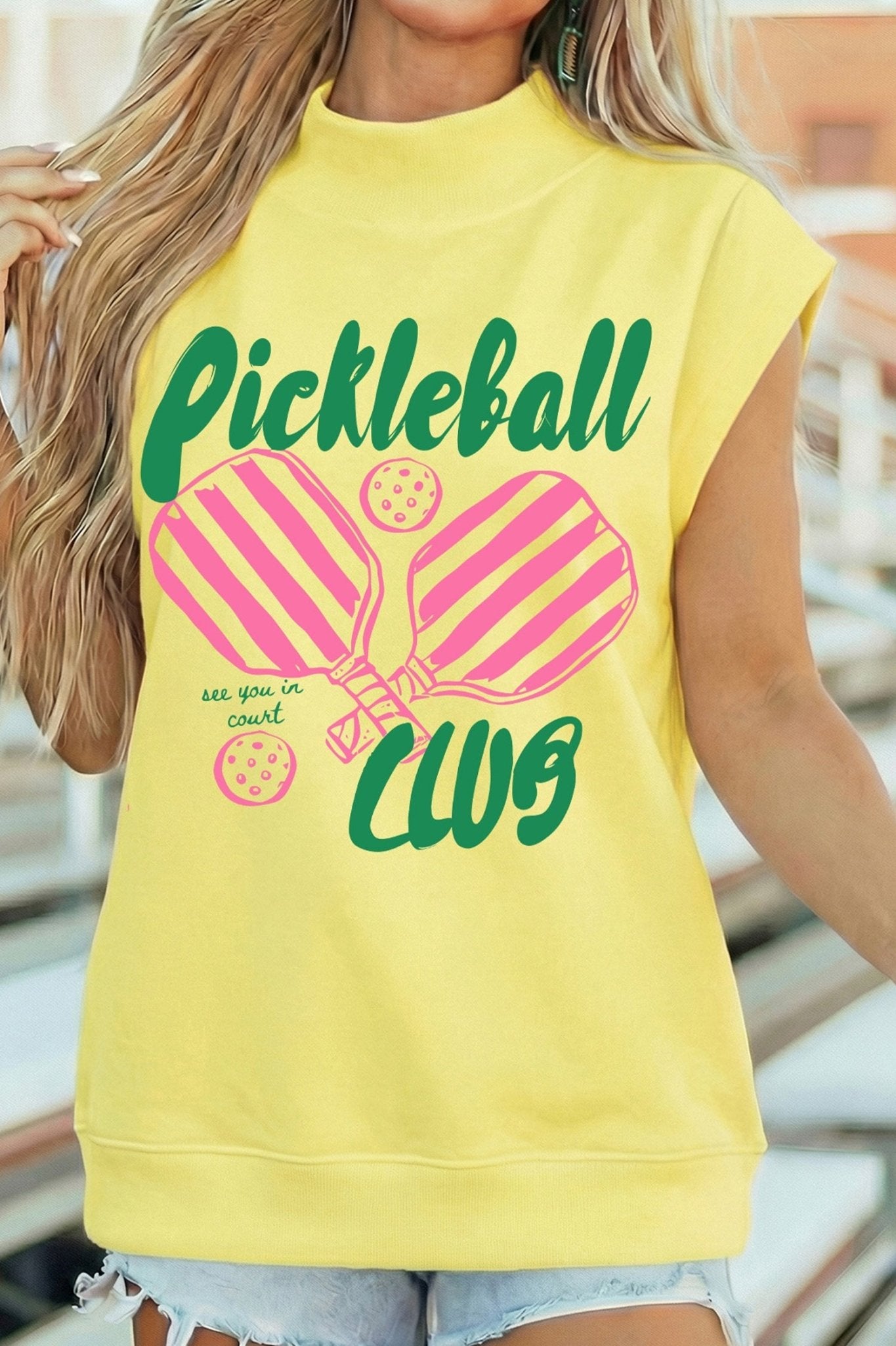 Anahi Day Graphic Mock Top - Hello Beautiful BoutiqueGraphic TeesThreaded Pear