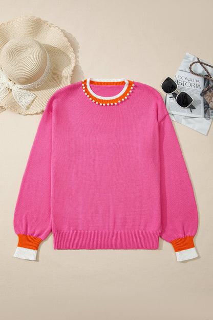 Anahi Drop Shoulder Knit Sweater - Hello Beautiful BoutiqueSweatersThreaded Pear