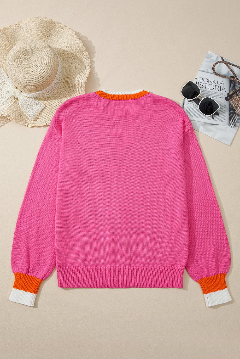 Anahi Drop Shoulder Knit Sweater - Hello Beautiful BoutiqueSweatersThreaded Pear