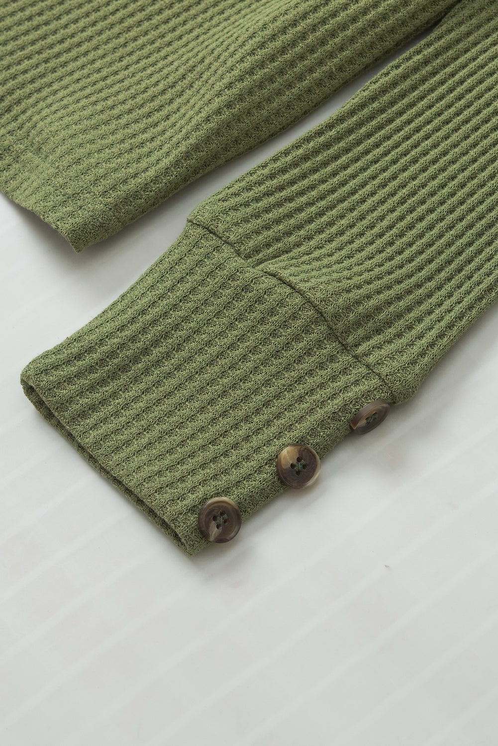 Anahi Textured Knit Cuffs Long Sleeve Top - Hello Beautiful BoutiqueLong Sleeve TopsThreaded Pear