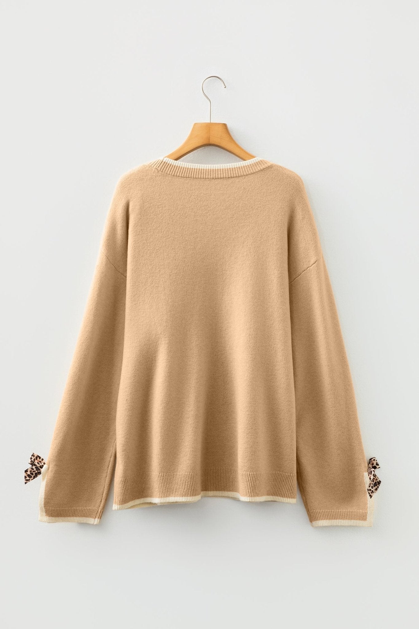 Anaiah Decor Cuffs Loose PLUS Sweater - Hello Beautiful BoutiquePlus Size Sweaters & CardigansThreaded Pear