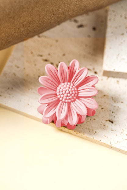 Analeia Flower Frosted Hair Clawclip - Hello Beautiful BoutiqueHeadwearThreaded Pear