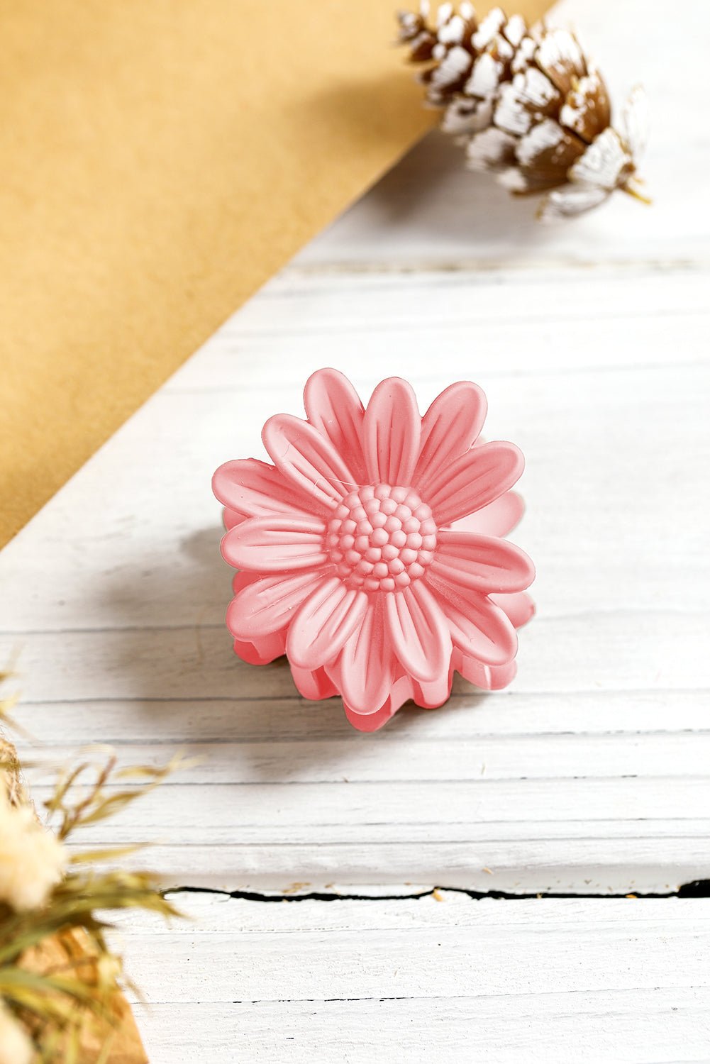 Analeia Flower Frosted Hair Clawclip - Hello Beautiful BoutiqueHeadwearThreaded Pear