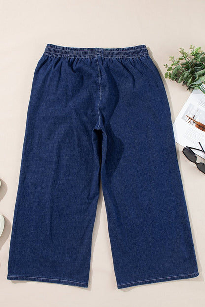 Analeia Wide Leg Casual PLUS Jeans - Hello Beautiful Boutique15% OFFThreaded Pear