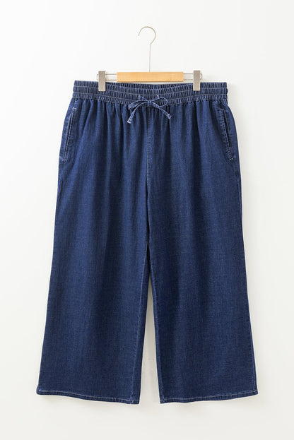 Analeia Wide Leg Casual PLUS Jeans - Hello Beautiful Boutique15% OFFThreaded Pear
