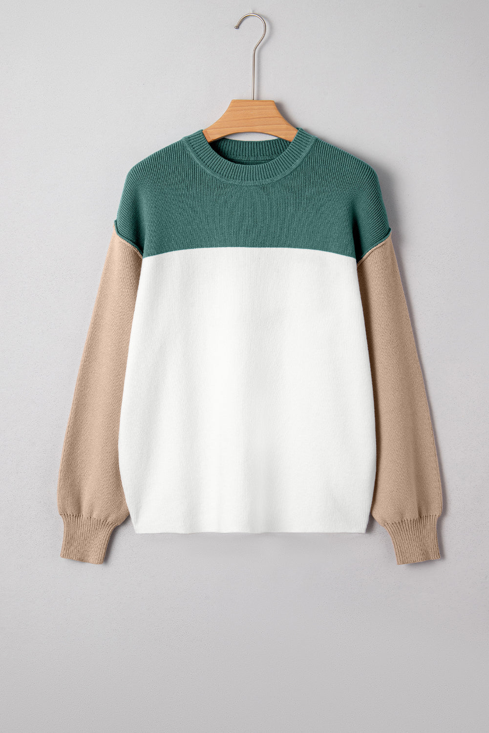 Anava Ribbed Knit Baggy Sweater - Hello Beautiful BoutiqueSweatersThreaded Pear