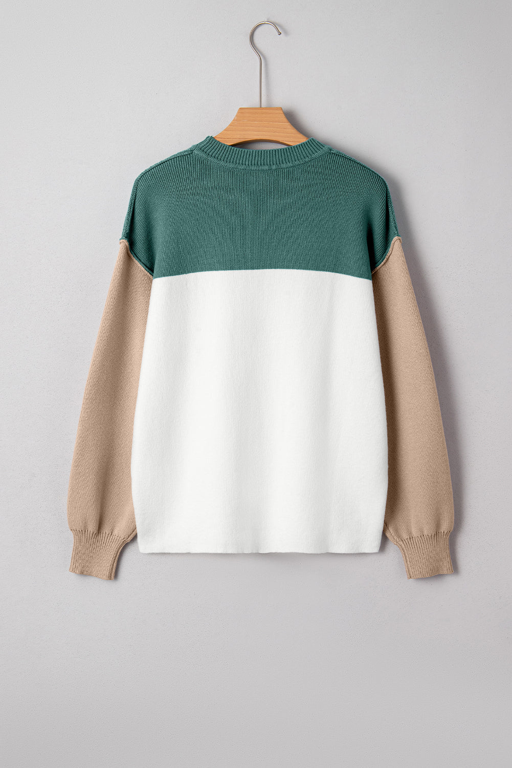 Anava Ribbed Knit Baggy Sweater - Hello Beautiful BoutiqueSweatersThreaded Pear