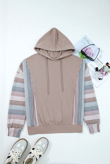 Anaya Colorblock Patchwork Baggy Hoodie - Hello Beautiful BoutiqueSweatshirts & HoodiesThreaded Pear