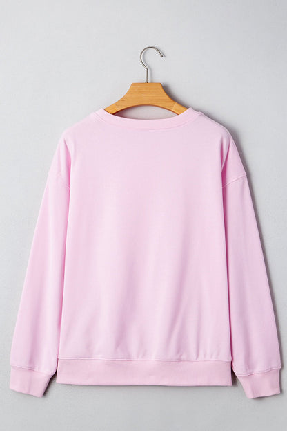 Andi Rugby Print Casual Sweatshirt - Hello Beautiful Boutique15% OFFThreaded Pear