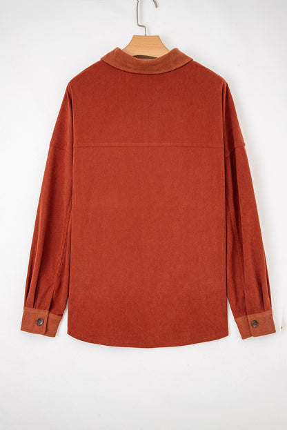 Andrea Drop Shoulder Casual Shacket - Hello Beautiful Boutique20% OFFThreaded Pear