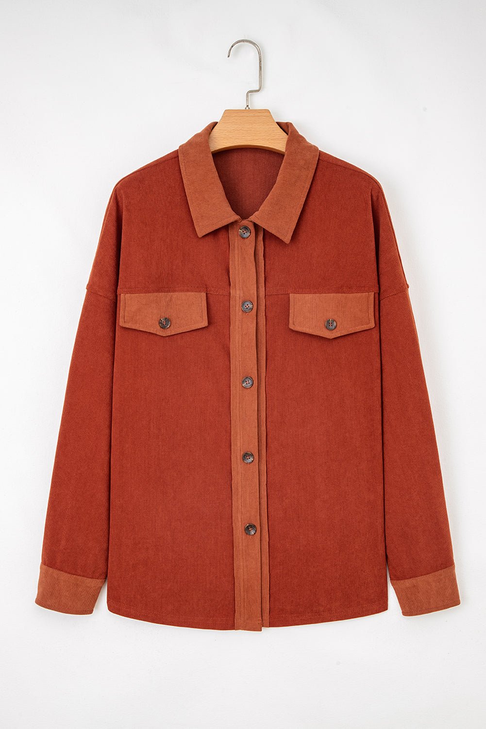 Andrea Drop Shoulder Casual Shacket - Hello Beautiful Boutique20% OFFThreaded Pear
