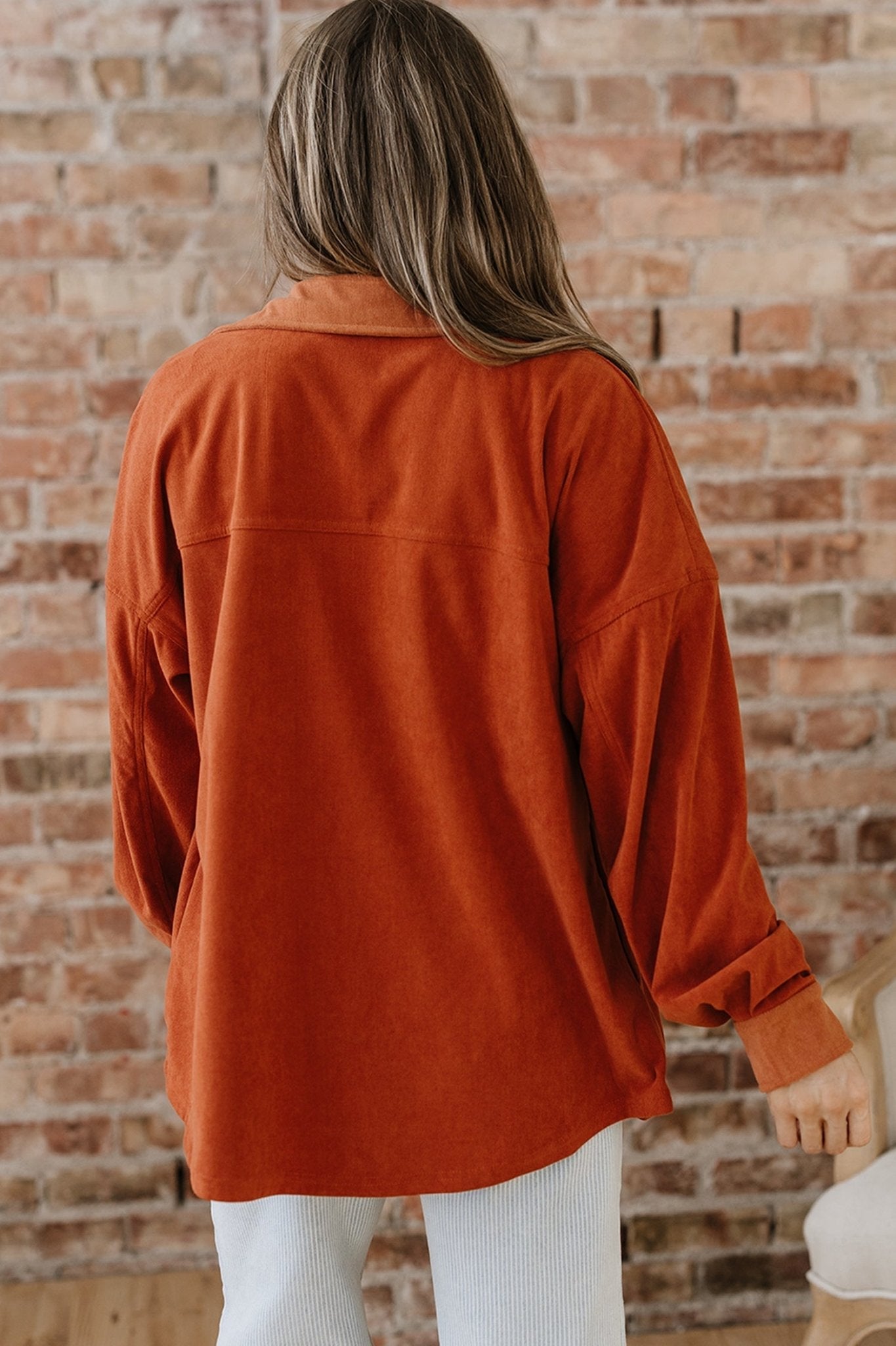 Andrea Drop Shoulder Casual Shacket - Hello Beautiful Boutique20% OFFThreaded Pear