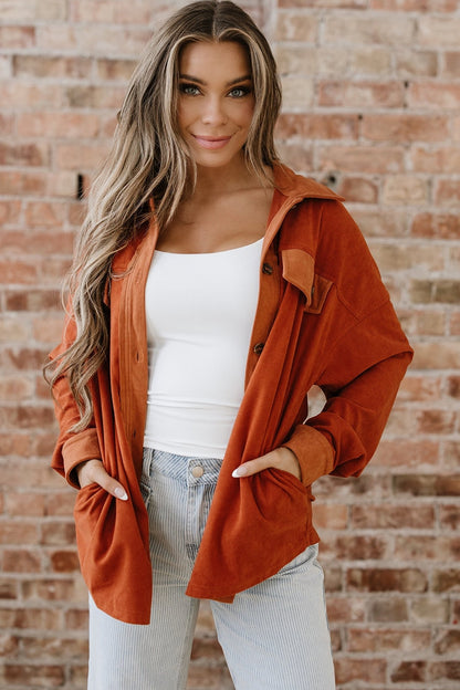 Andrea Drop Shoulder Casual Shacket - Hello Beautiful Boutique20% OFFThreaded Pear