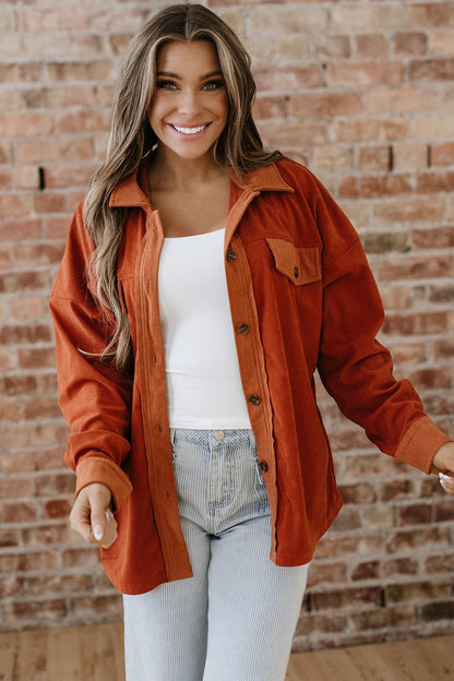 Andrea Drop Shoulder Casual Shacket - Hello Beautiful Boutique20% OFFThreaded Pear