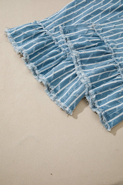 Angel Ruffled Wide Leg Overalls - Hello Beautiful BoutiqueJumpsuits & RompersThreaded Pear